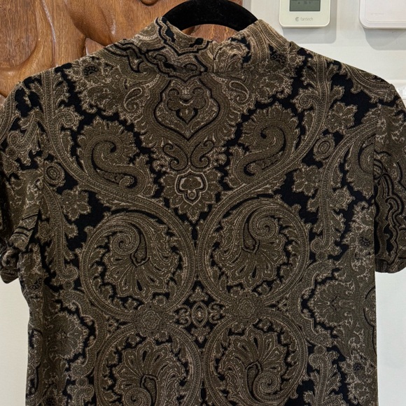 Handmade | Short sleeve mock neck top - Picture 4 of 4